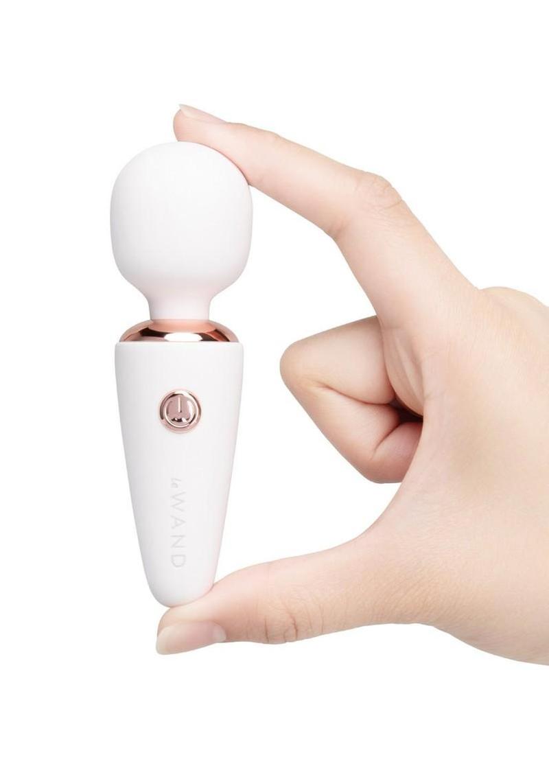 Le Wand Mini Vibe Silicone Micro Wand - White