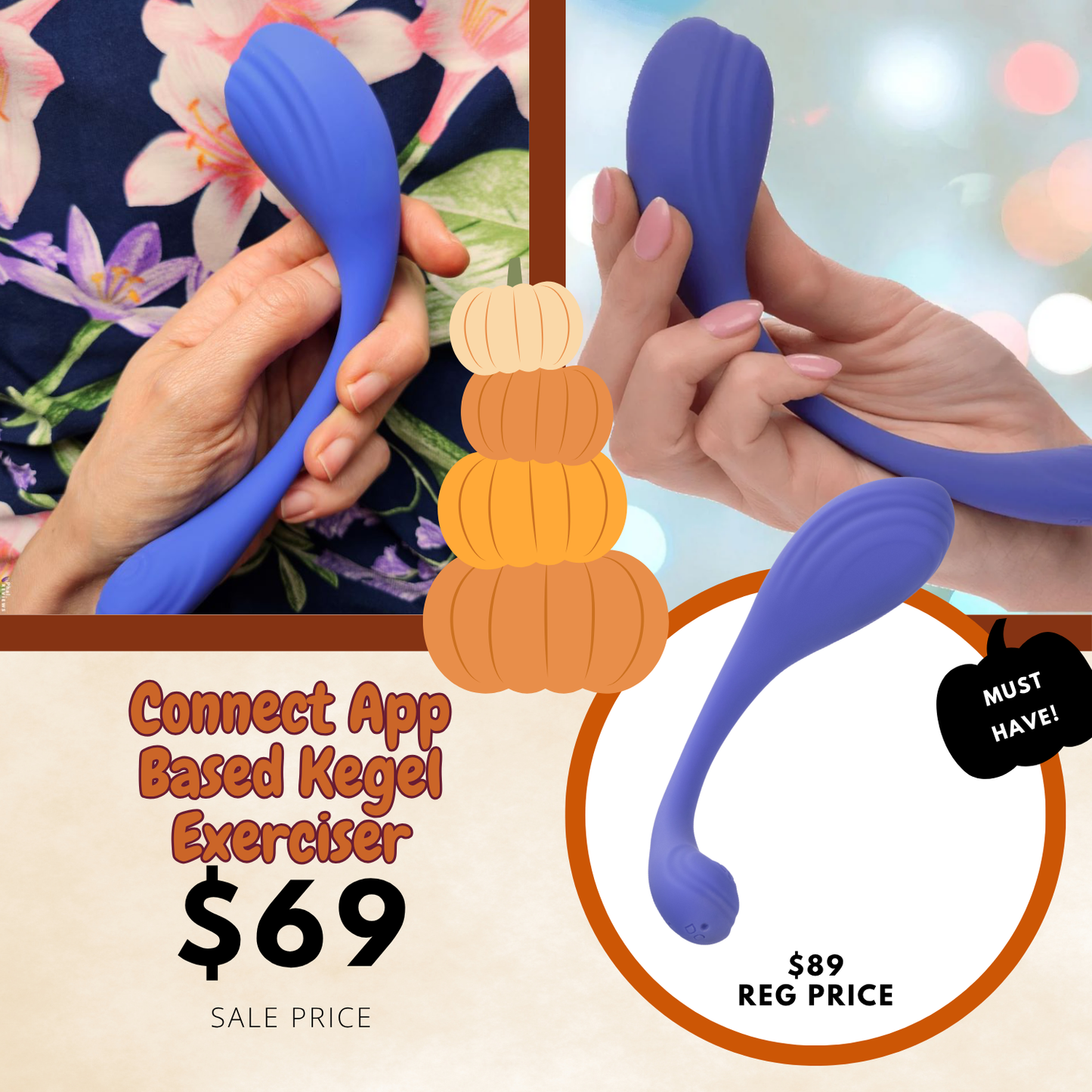 Connect App Based Kegel Exerciser