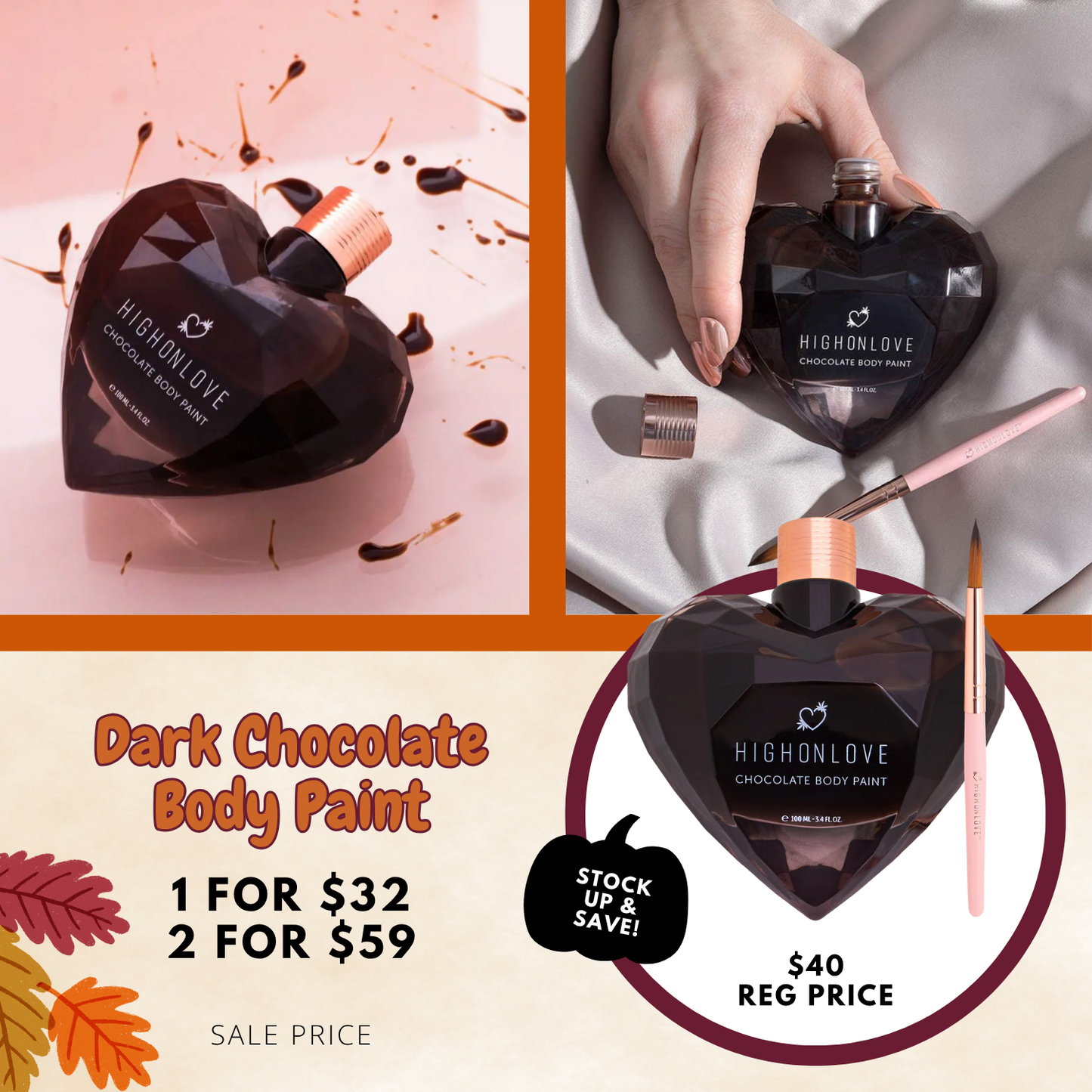 Dark Chocolate Body Paint