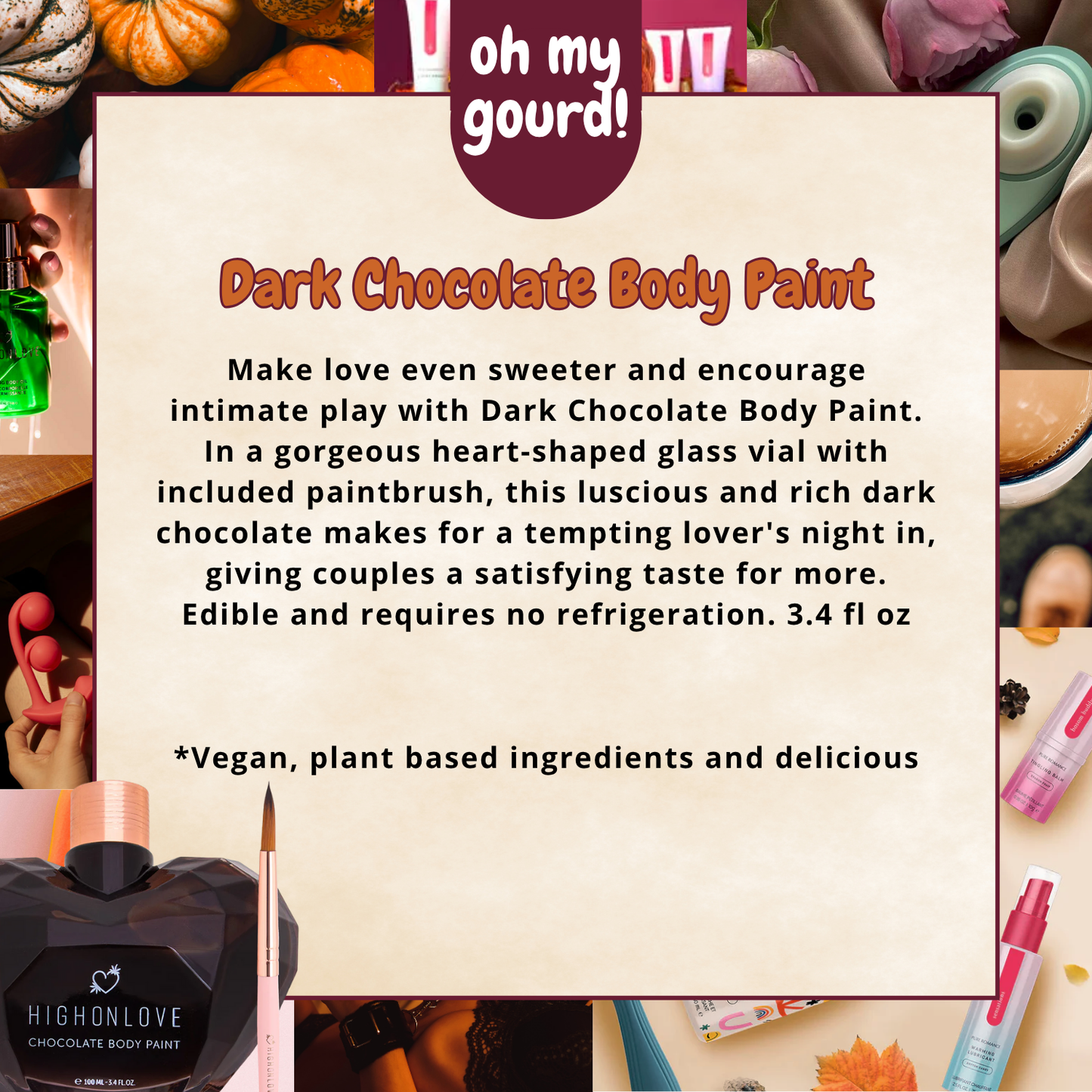 Dark Chocolate Body Paint