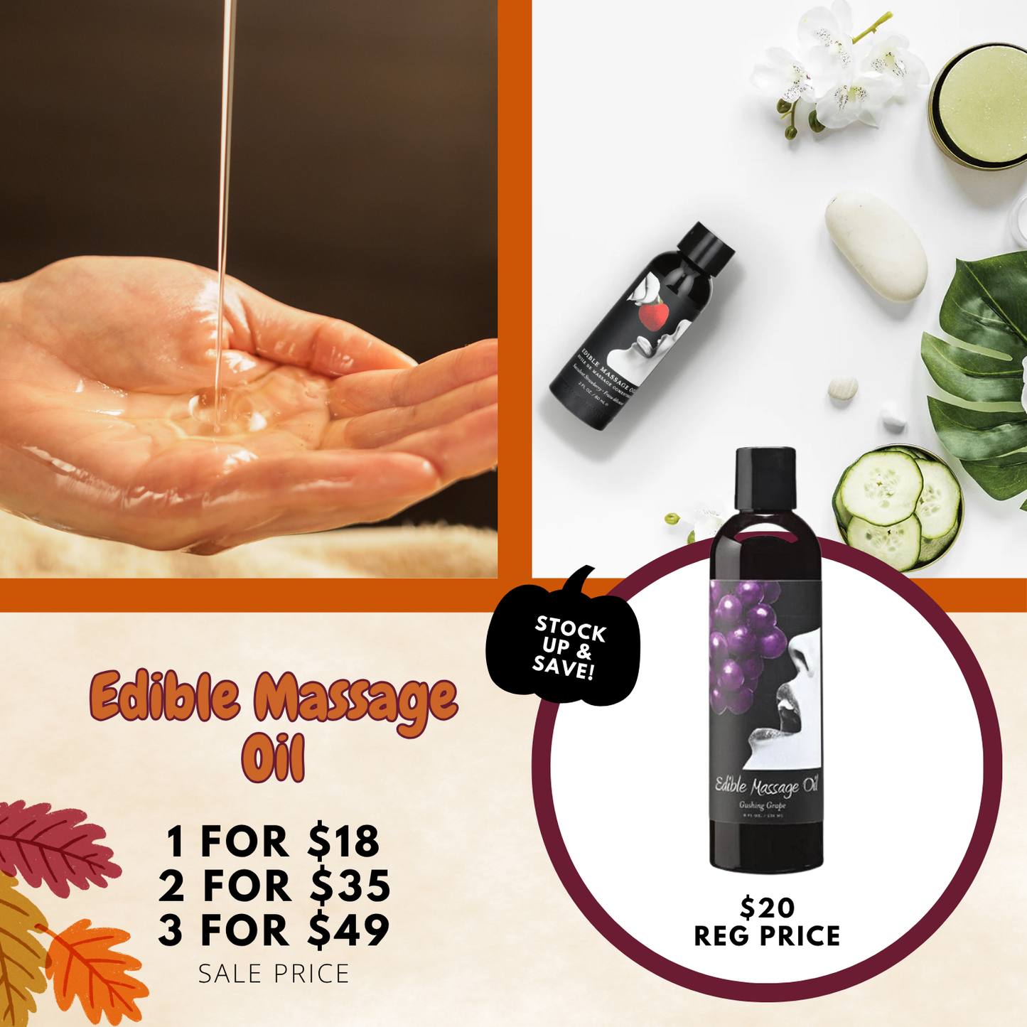 Edible Massage Oil