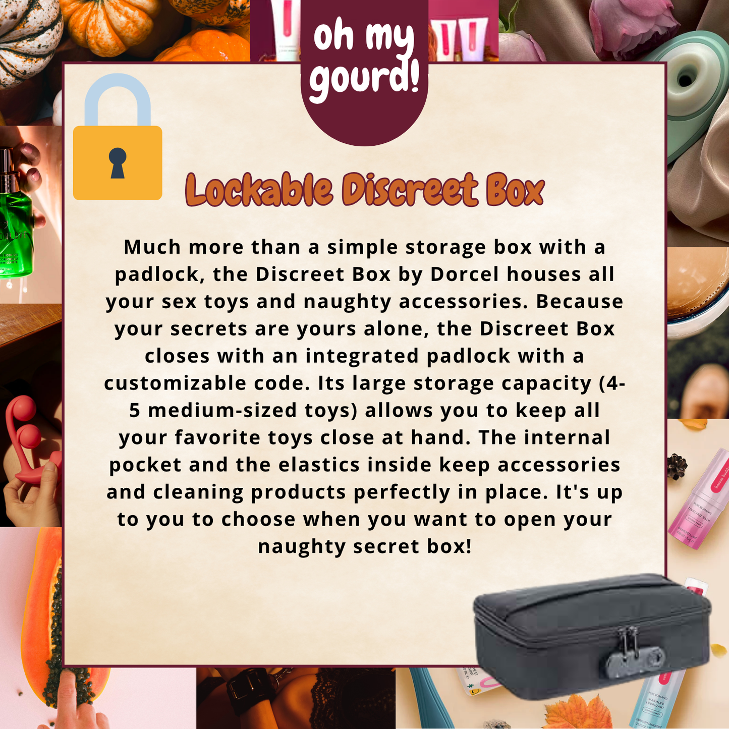 Lockable Discreet Box