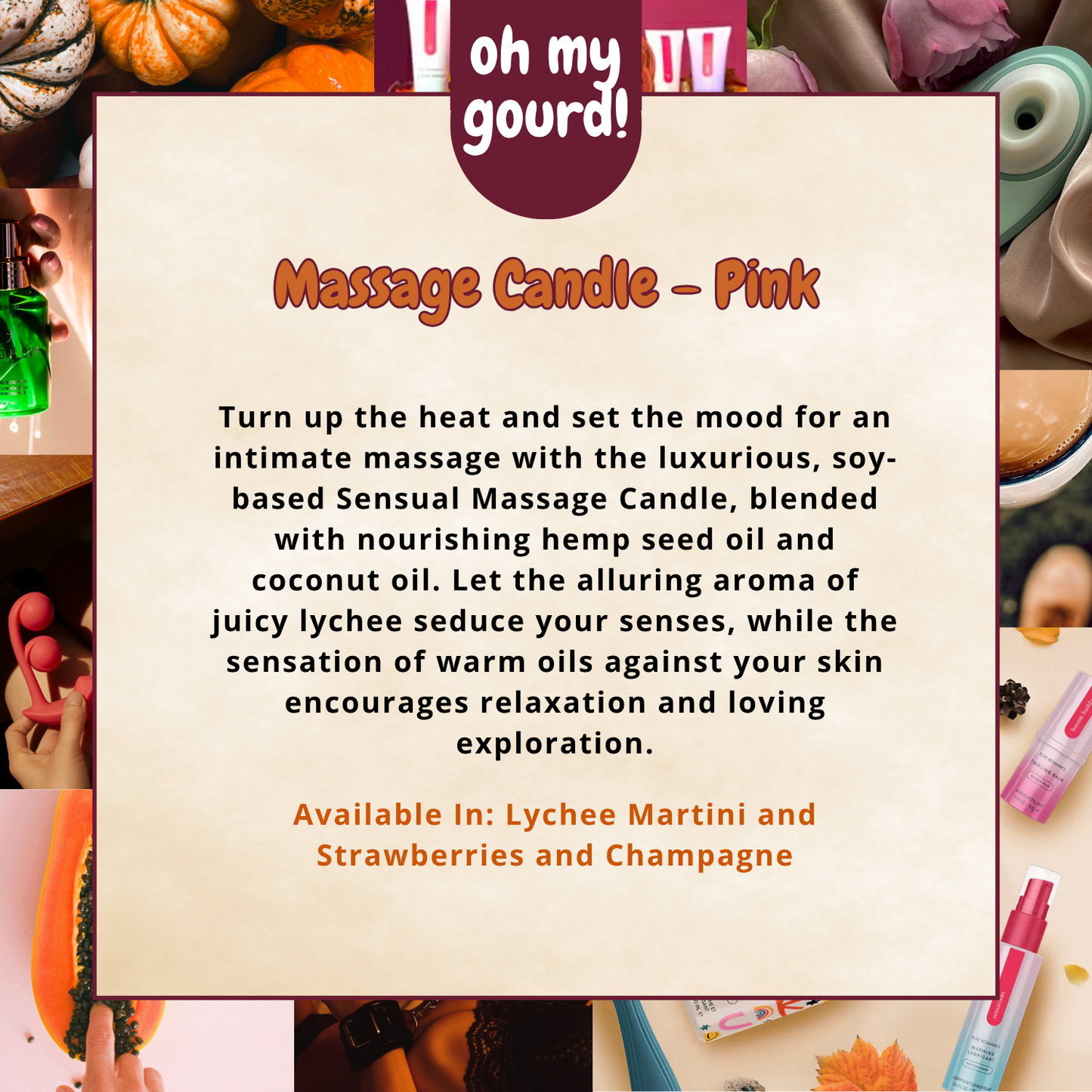 Massage Candle - Pink