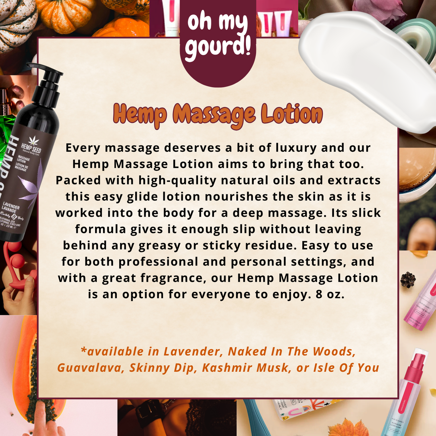 Massage Lotion - Hemp