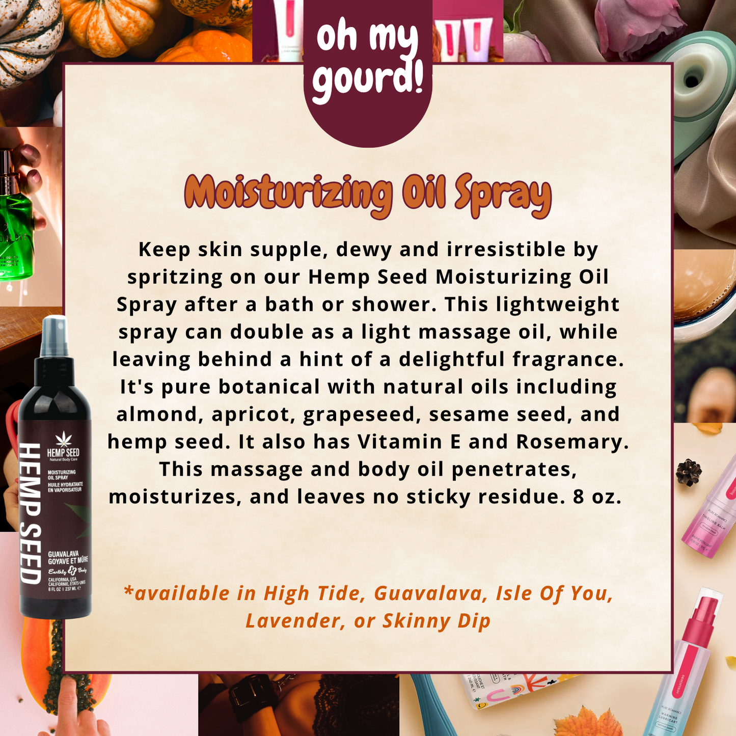 Moisturizing Oil Spray