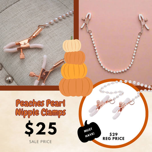 Peaches N Creame Pearl Nipple Clamps