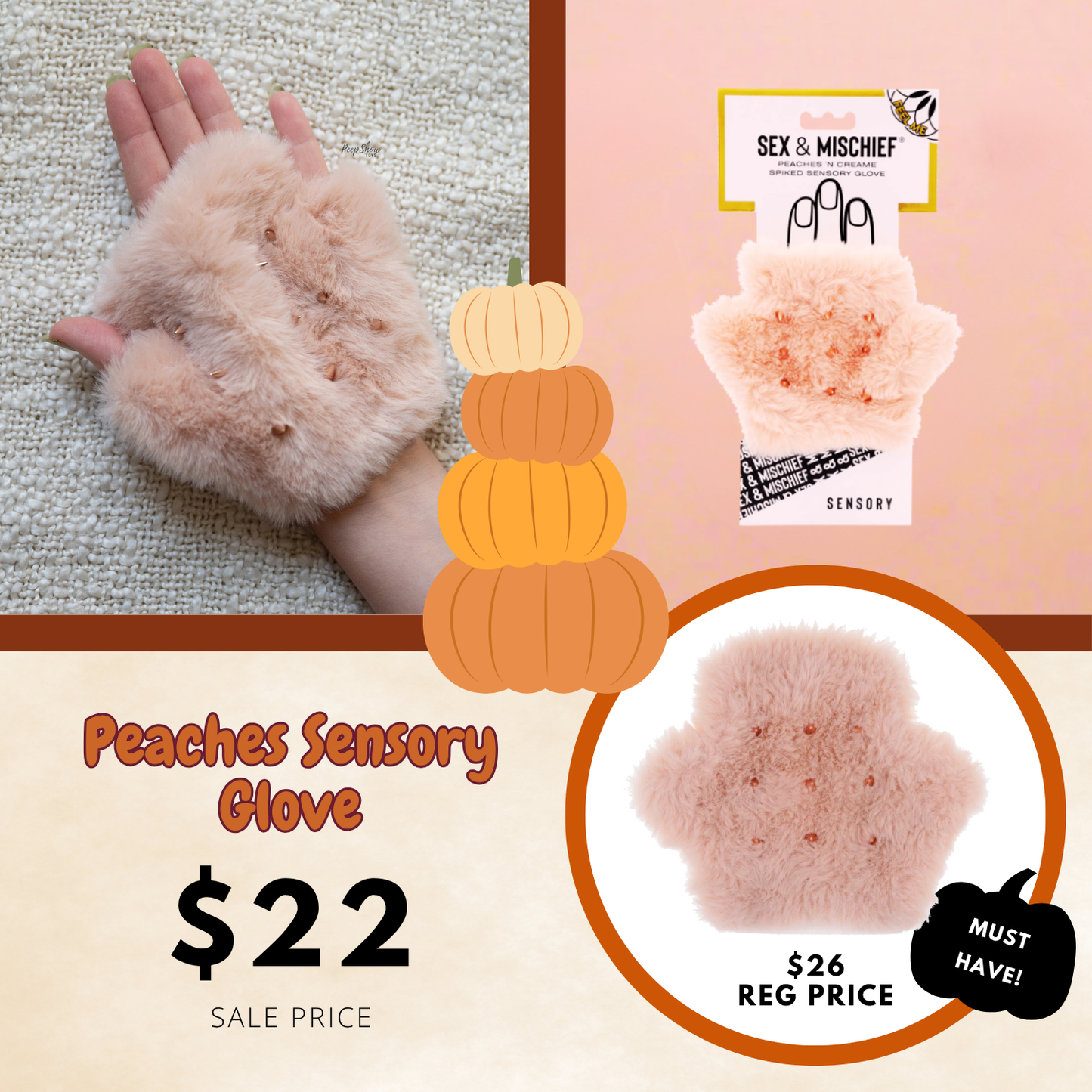 Peaches N Creame Sensory Glove