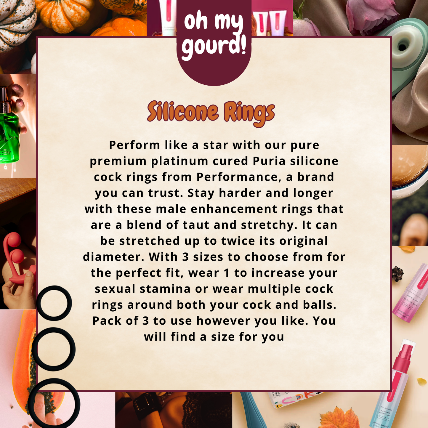 Silicone Penis Rings