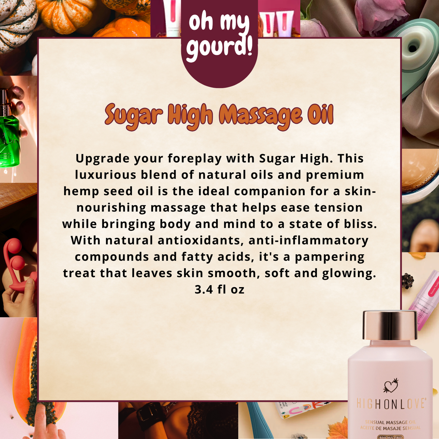 Sugar High Massage Oil