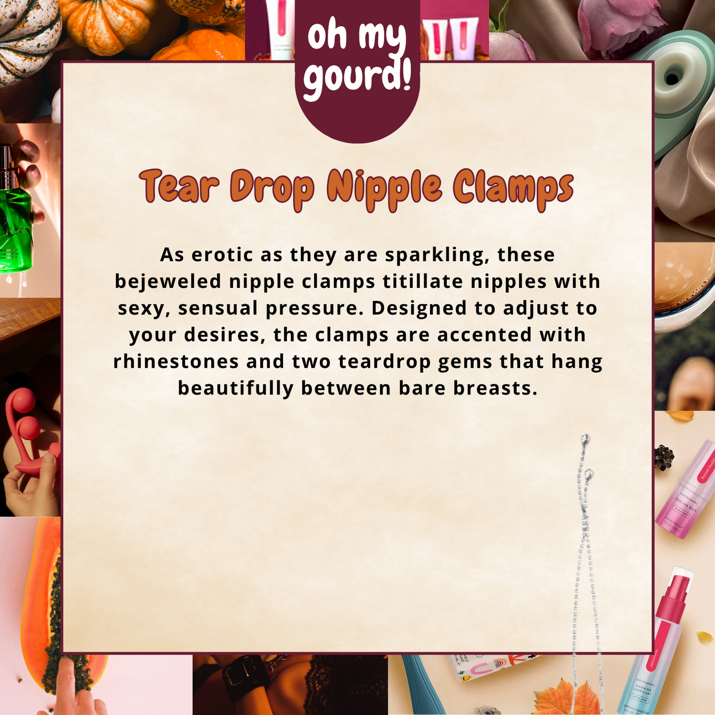 Teardrop Nipple Clamps