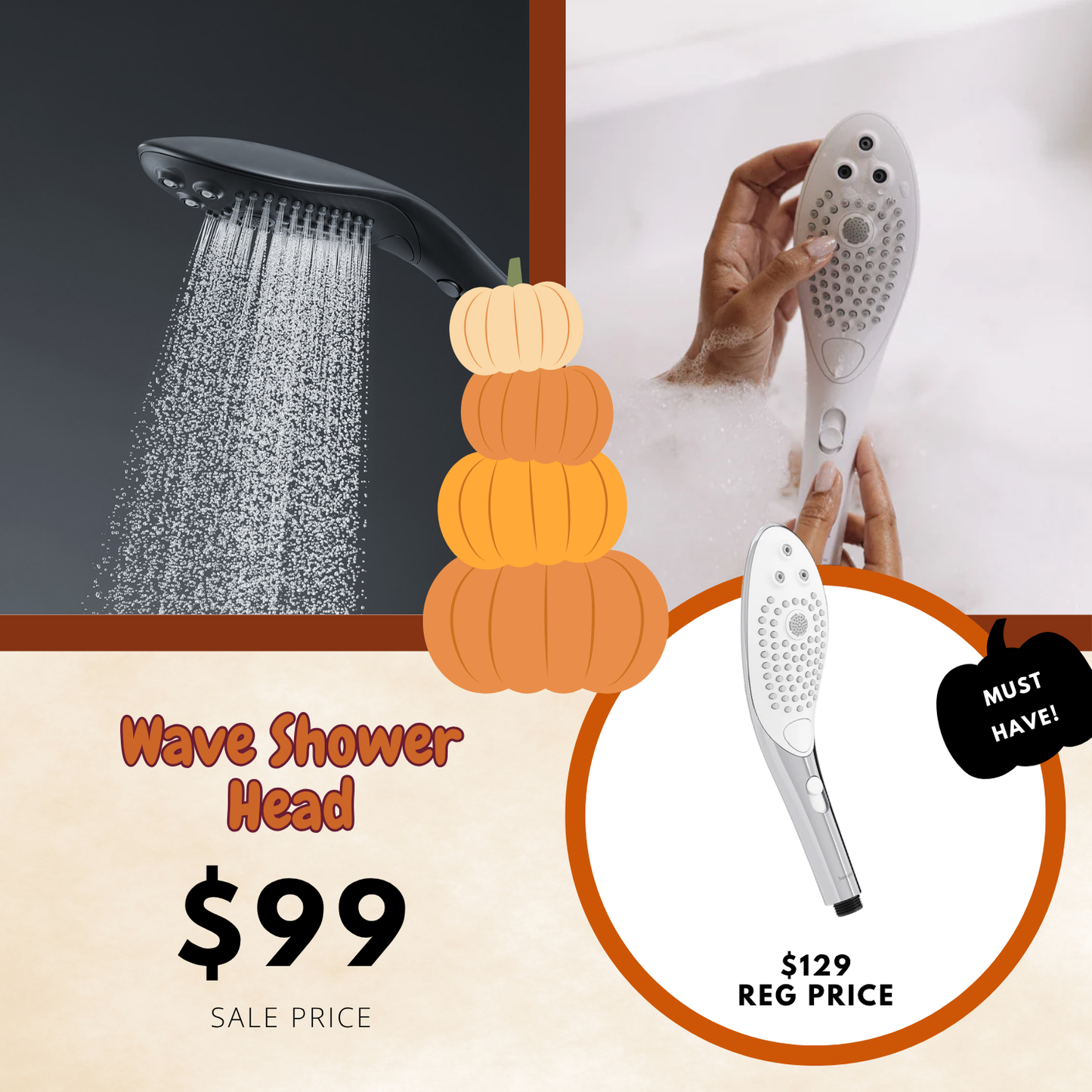 Wave Shower Head